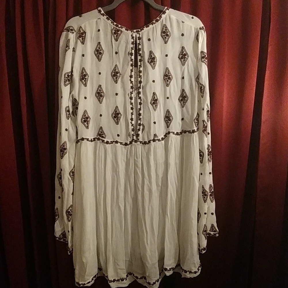 NWT Free People Boho Embroided Tunic/Dress - Picture 3 of 7